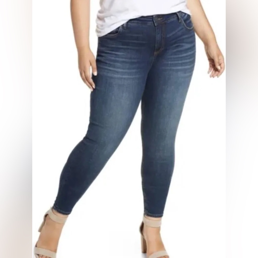 *KUT FROM THE KLOTH* Plus Dark Wash Skinny Jeans Size 14